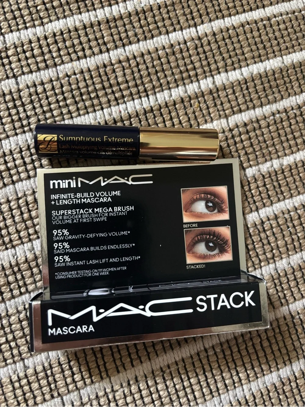 MAC Cosmetics Stack Mascara & Estée Lauder Mascara NEW UNUSED